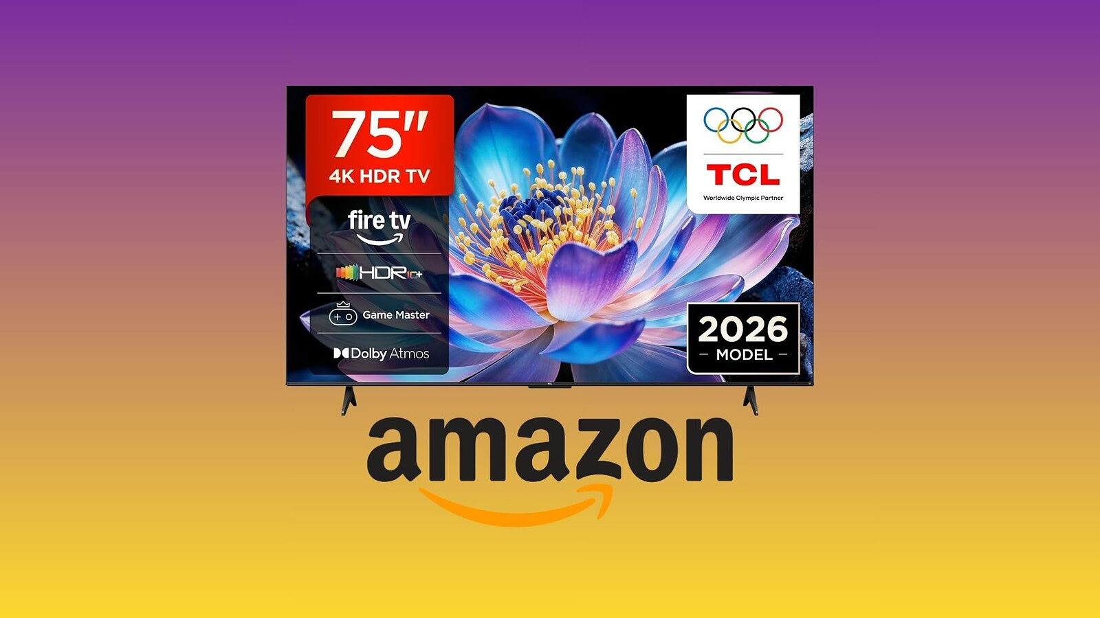 TCL 75V6D al minimo storico: 75 pollici 4K a prezzo top su Amazon