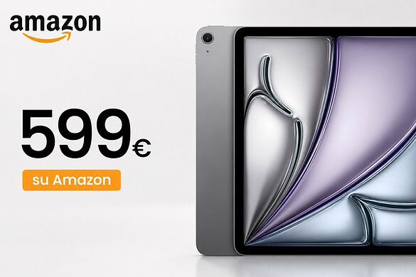 iPad Air 11″ con M4 crolla a 599€ su Amazon: sconto di 230€