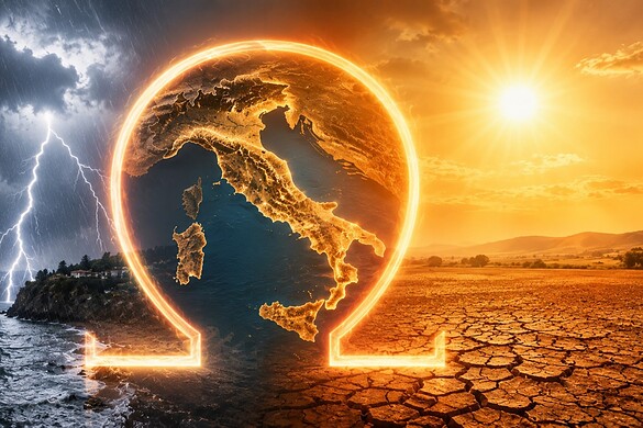 Configurazione Omega: il blocco che congela il meteo per giorni in Italia