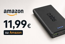 Power bank SBS in offerta su Amazon: 10.000 mAh a soli 11,99 euro