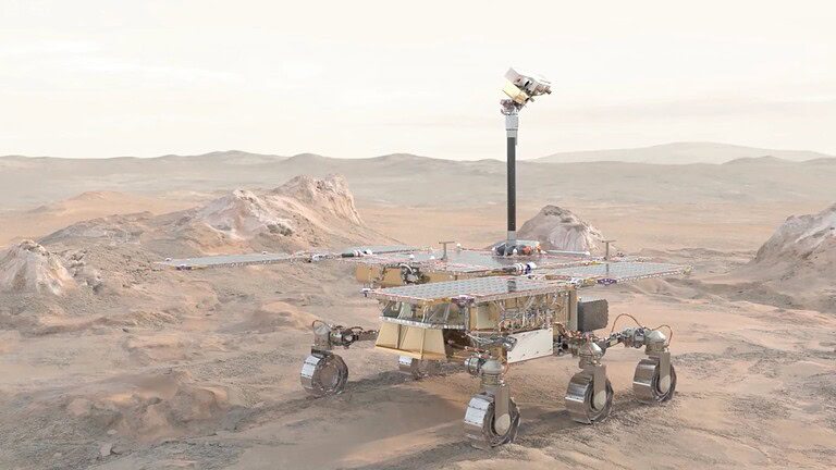Marte, il rover ESA a caccia di tracce di vita passata