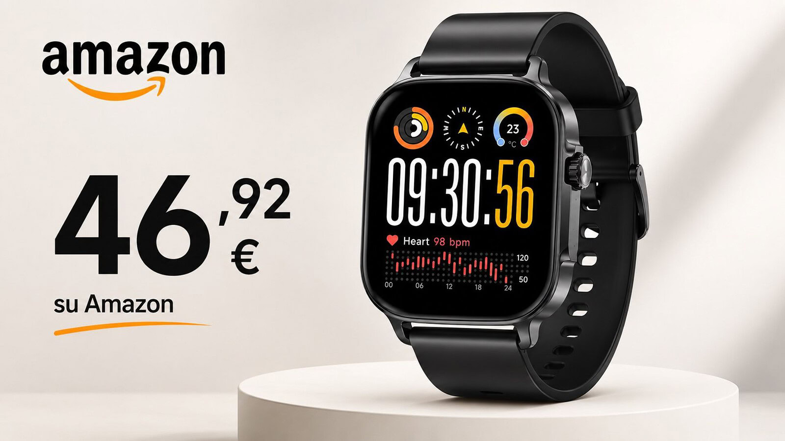 realme Watch 5 in offerta: display AMOLED e 20 giorni sotto i 50 euro