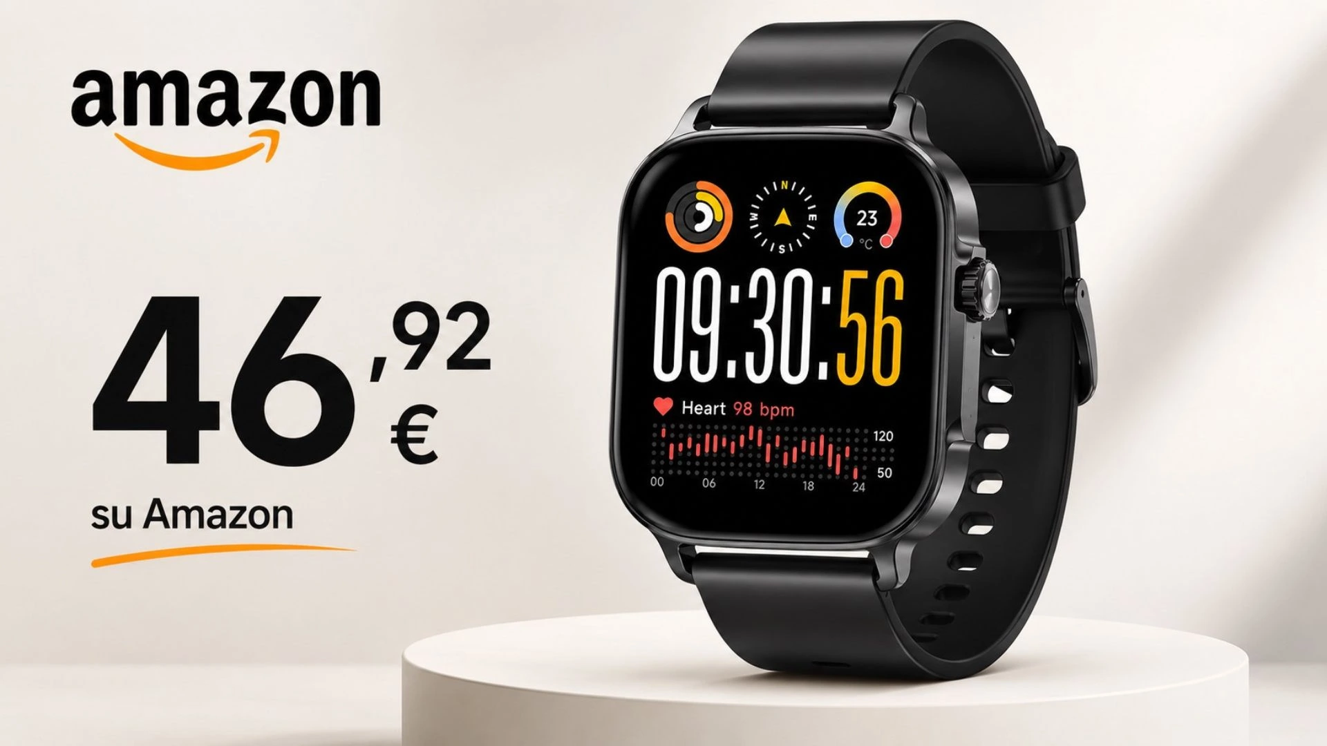 realme Watch 5 in offerta: display AMOLED e 20 giorni sotto i 50 euro