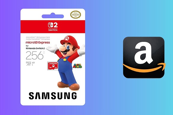 microSD Express Samsung 256 GB per Switch 2 al minimo storico su Amazon