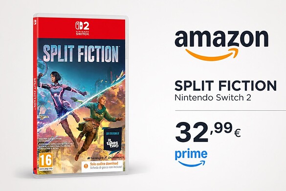 Split Fiction per Switch 2 al minimo storico su Amazon: sconto del 34%