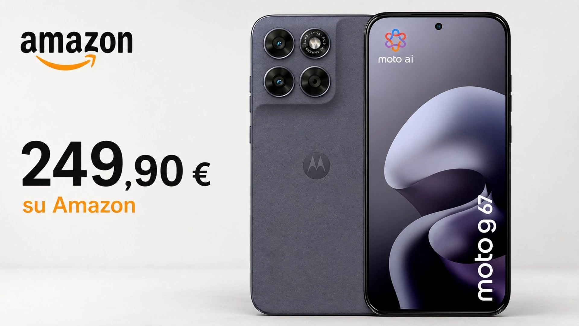 Motorola moto g67, offerta Amazon a 249 euro: display AMOLED 120Hz