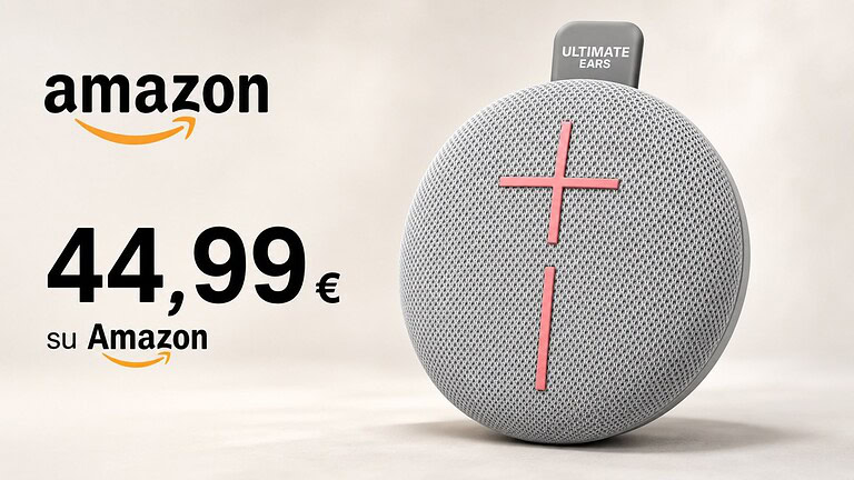 Ultimate Ears MINIROLL crolla su Amazon con sconto del 47%