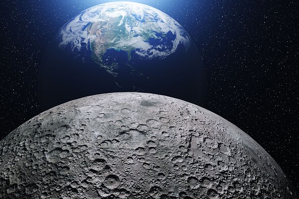 Terra e Luna: il nostro pianeta lascia il segno sul satellite