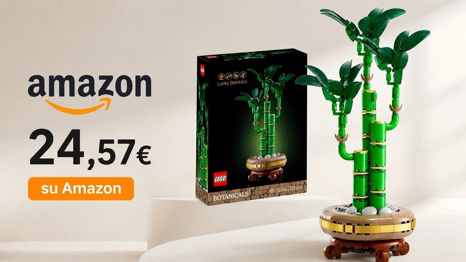 LEGO Bambù del Buon Auspicio in offerta su Amazon a 24 euro