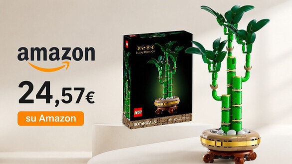 LEGO Bambù del Buon Auspicio in offerta su Amazon a 24 euro