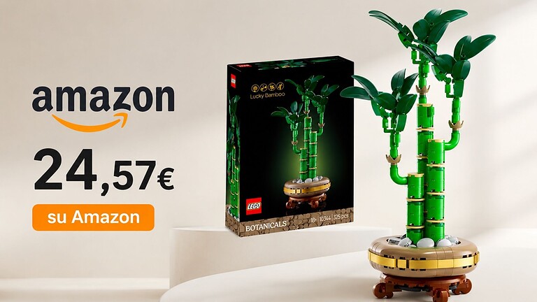 LEGO Bambù del Buon Auspicio in offerta su Amazon a 24 euro