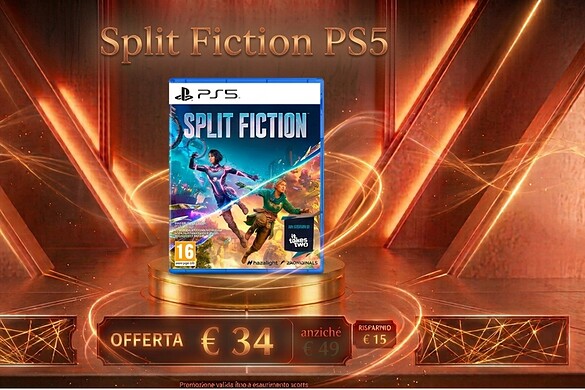Split Fiction al minimo storico su Amazon: l’offerta da cogliere