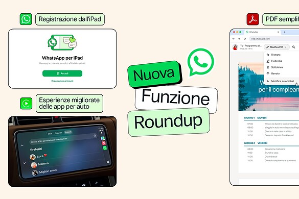 WhatsApp si aggiorna con nuove funzioni per iPad, auto e PDF