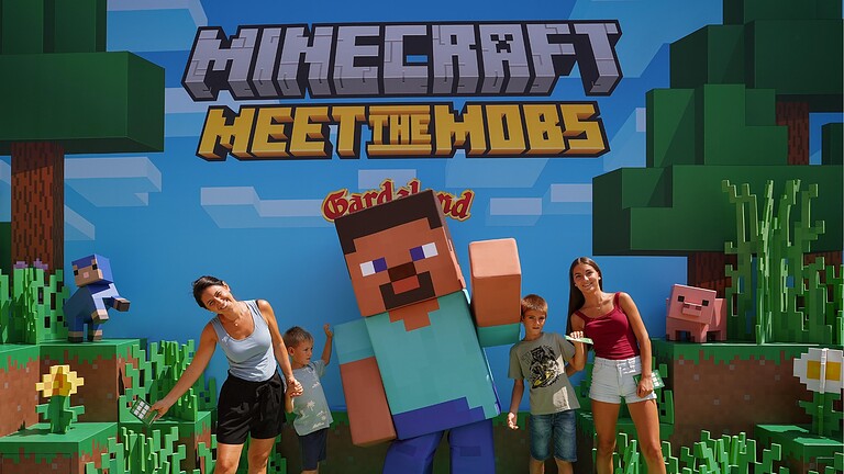 Gardaland inaugura Minecraft Meet The Mobs in esclusiva italiana