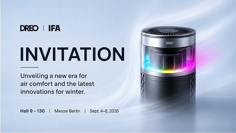 DREO conferma la presenza a IFA 2026 con nuove tecnologie smart