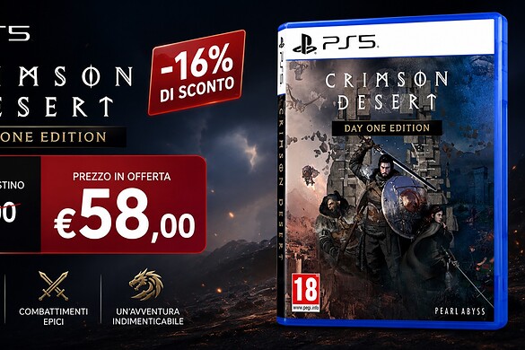 Crimson Desert al minimo storico su Amazon per PS5