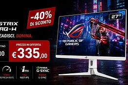 ASUS ROG Strix XG27AQ-W crolla a 335€ su Amazon con sconto del 44%