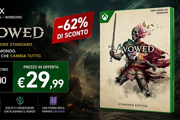 Avowed crolla a 29,99€ su Amazon: minimo storico per l’RPG Obsidian
