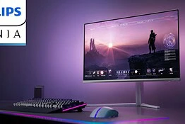 Philips Evnia 32M2N6901A: il monitor gaming 4K QD-OLED con 165 Hz e Ambiglow AI