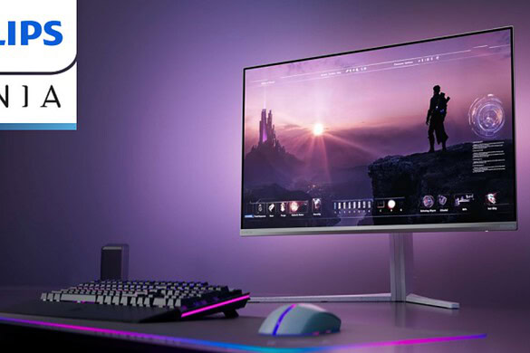 Philips Evnia 32M2N6901A: il monitor gaming 4K QD-OLED con 165 Hz e Ambiglow AI