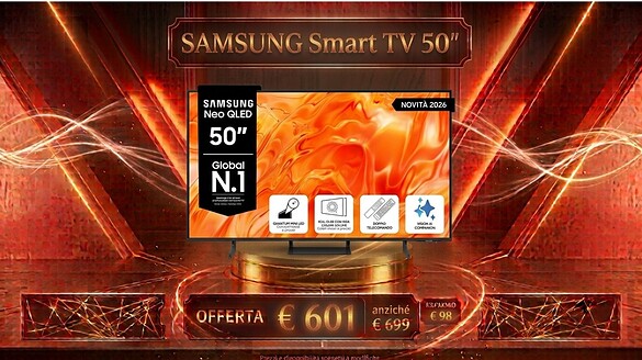Samsung Neo QLED 4K 2026 al minimo storico su Amazon