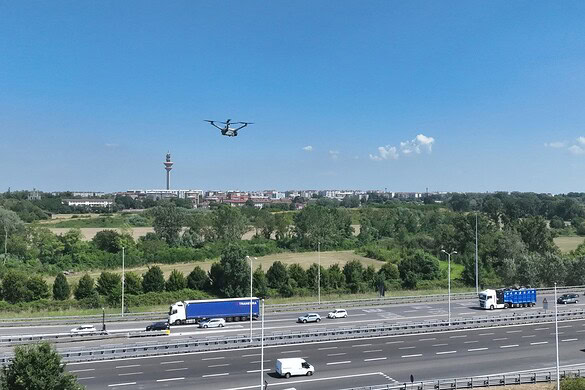 Milano Serravalle sperimenta i droni per la sicurezza in A7