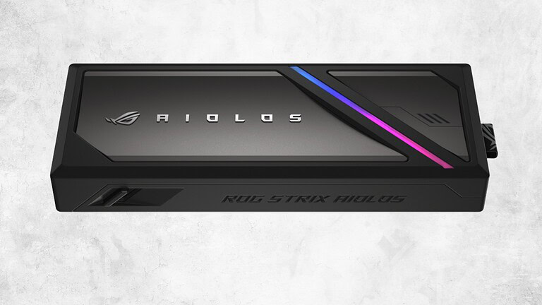ASUS ROG Strix Aiolos ufficiale: SSD enclosure USB 20 Gbps con RGB