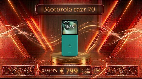 Motorola razr 70 in offerta: sconto di 200 euro su Amazon