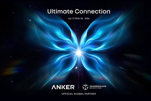 Anker Innovations partner ufficiale di Tomorrowland: ricarica e audio al festival