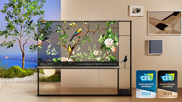 LG SIGNATURE OLED T in Italia: TV trasparente 4K wireless a 49.999 euro