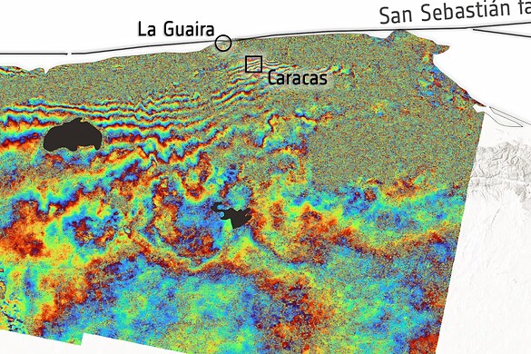 Terremoti in Venezuela, le cicatrici viste dallo spazio dai satelliti ESA