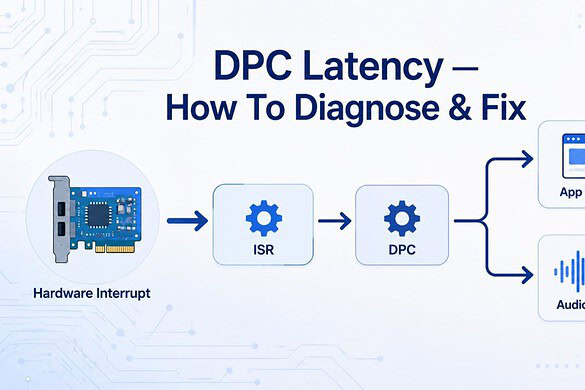 DPC latency, cos’è e perché rovina l’audio e i giochi su Windows