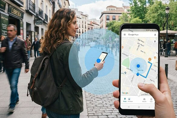 Google Maps, cosa significa il punto azzurro che pulsa sulla mappa