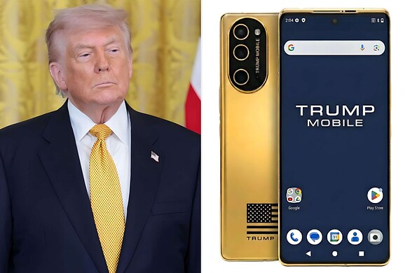 T1 Phone di Trump Mobile deriso: plastica gialla e caricatore omaggio