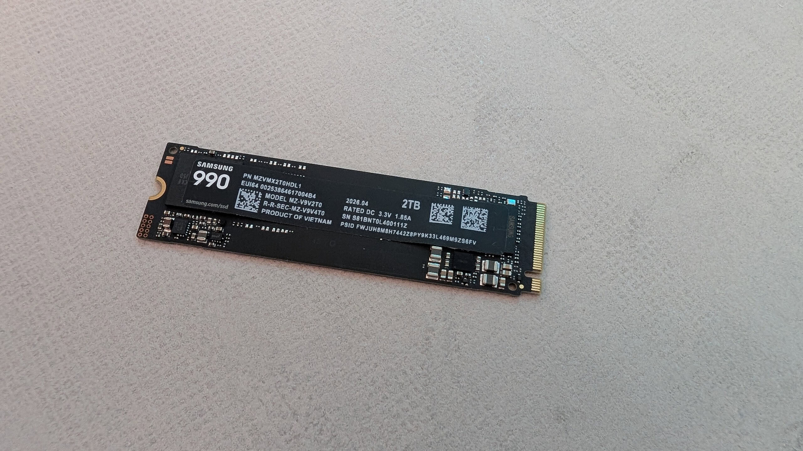 Samsung 990 2TB - caratteristiche Samsung 990 2TB - caratteristiche