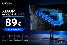Xiaomi Gaming Monitor G27i crolla a 89 euro su Amazon