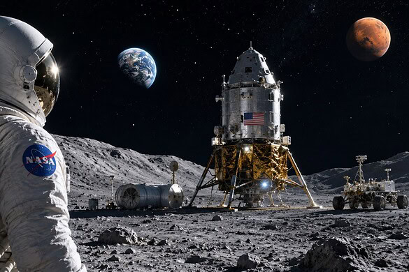 NASA, 41 progetti per tornare sulla Luna e conquistare Marte