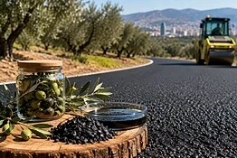 Asfalto dagli ulivi: a Barcellona la strada green senza petrolio
