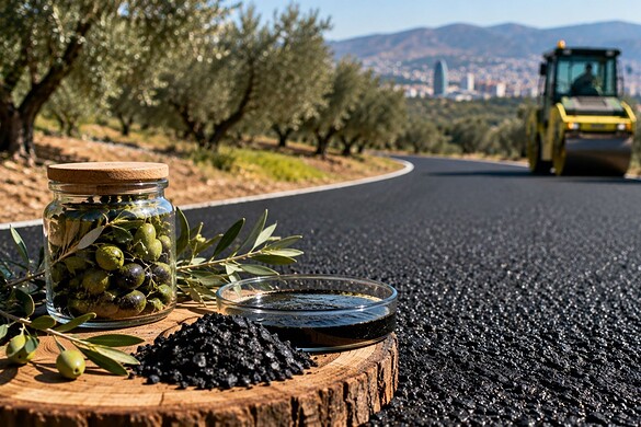 Asfalto dagli ulivi: a Barcellona la strada green senza petrolio