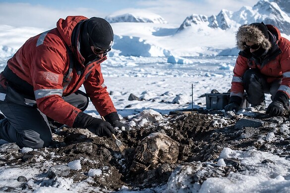 Cranio in Antartide: il reperto del 1985 che sfida la storia