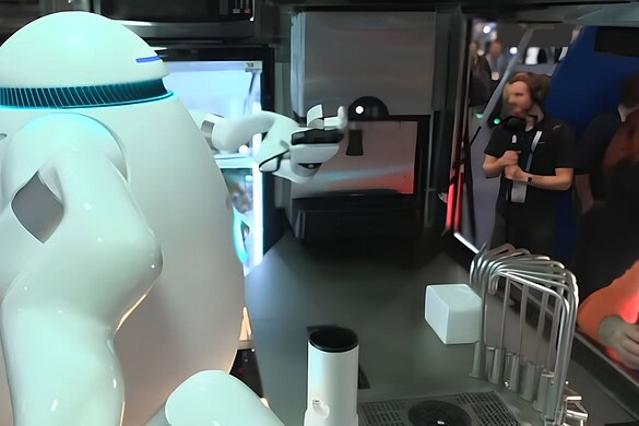 ADAM, il robot umanoide che non dorme mai e parla con tutti in diretta 24/7
