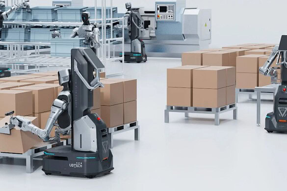 Cruzr Y1, il robot umanoide su ruote di UBTech per il magazzino