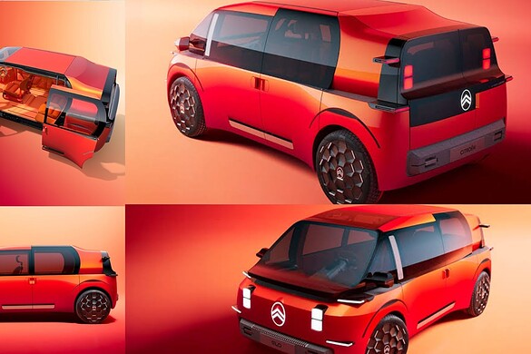 Citroen ELO Concept, la monovolume che nasce dallo spazio interno