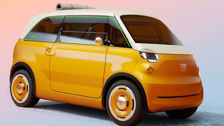 Fiat Multiplina, la Topolino elettrica cresce e diventa a quattro posti