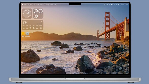 macOS 27 Golden Gate, arrivano due nuovi sfondi animati dedicati al tema