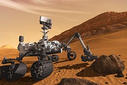 Curiosity trova strane strutture poligonali nel cratere Gale su Marte