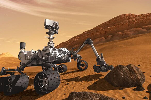 Curiosity trova strane strutture poligonali nel cratere Gale su Marte