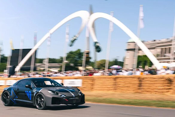 Alpine A110 Future: al Goodwood il prototipo elettrico con Gasly