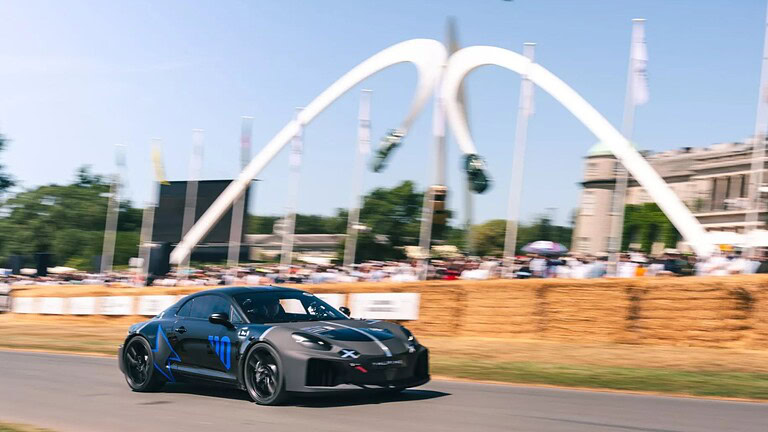 Alpine A110 Future: al Goodwood il prototipo elettrico con Gasly