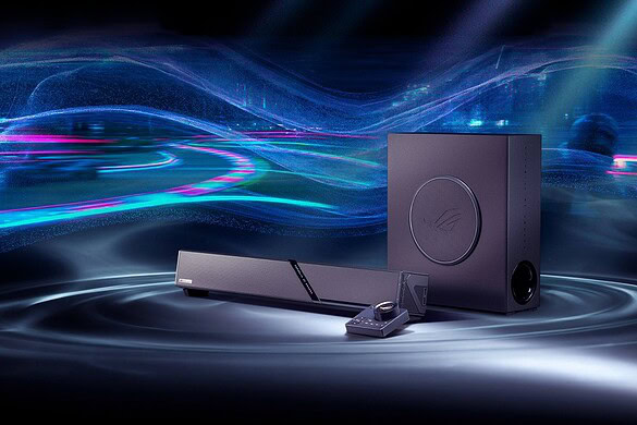 ASUS ROG Gjallar: la soundbar gaming con Dolby Atmos e sub wireless